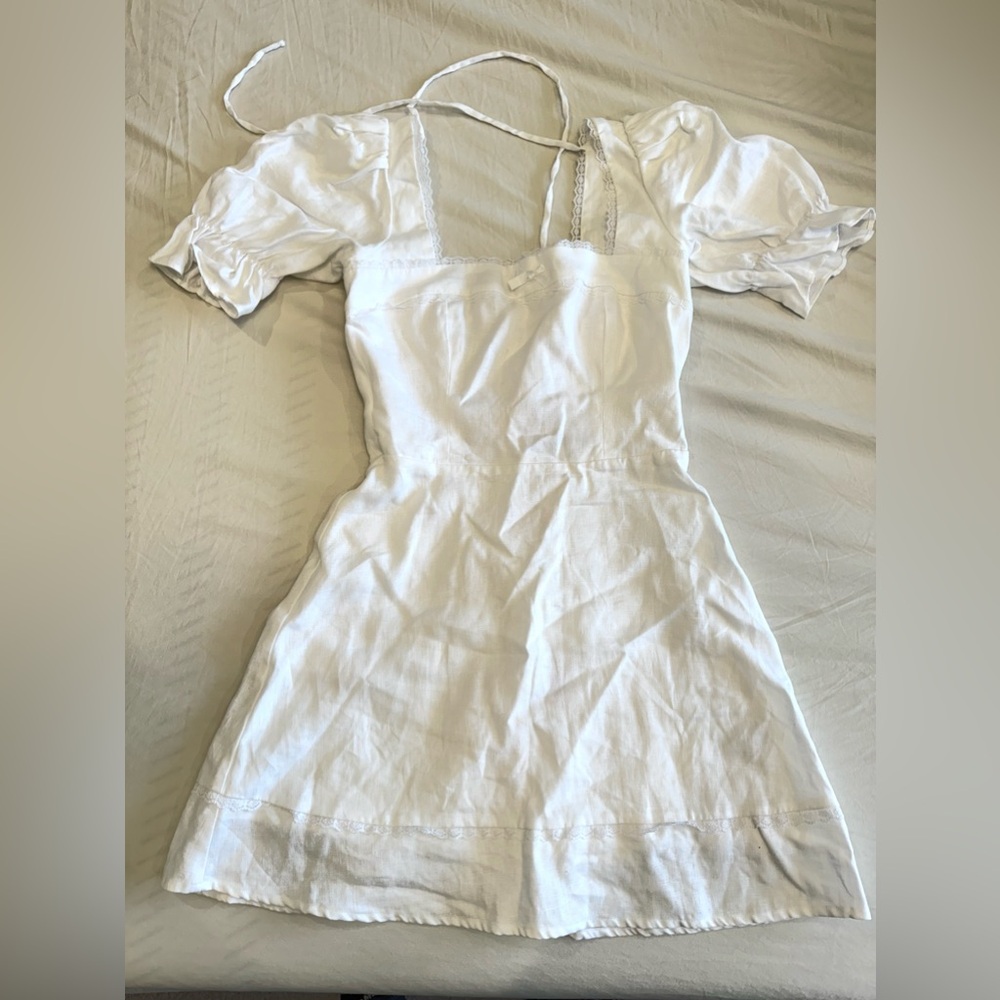Reformation size 2 linen mini dress